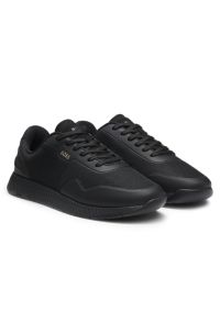 TTNM mesh trainers with smooth trims, Black