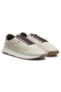 TTNM mesh trainers with smooth trims, Light Beige