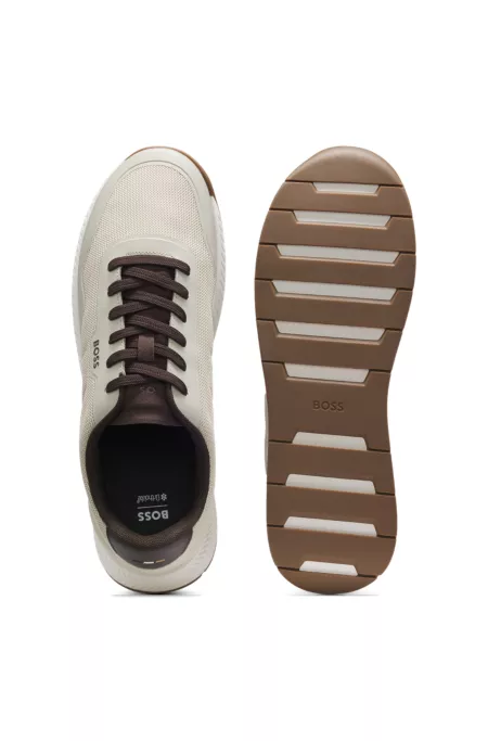 TTNM mesh trainers with smooth trims