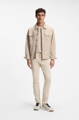 Baskets en mesh TTNM avec finitions lisses, Beige clair