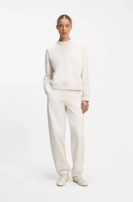 Relaxed-fit cotton joggers with embroidered logo