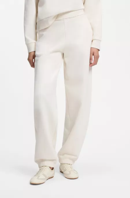 Relaxed-fit cotton joggers with embroidered logo