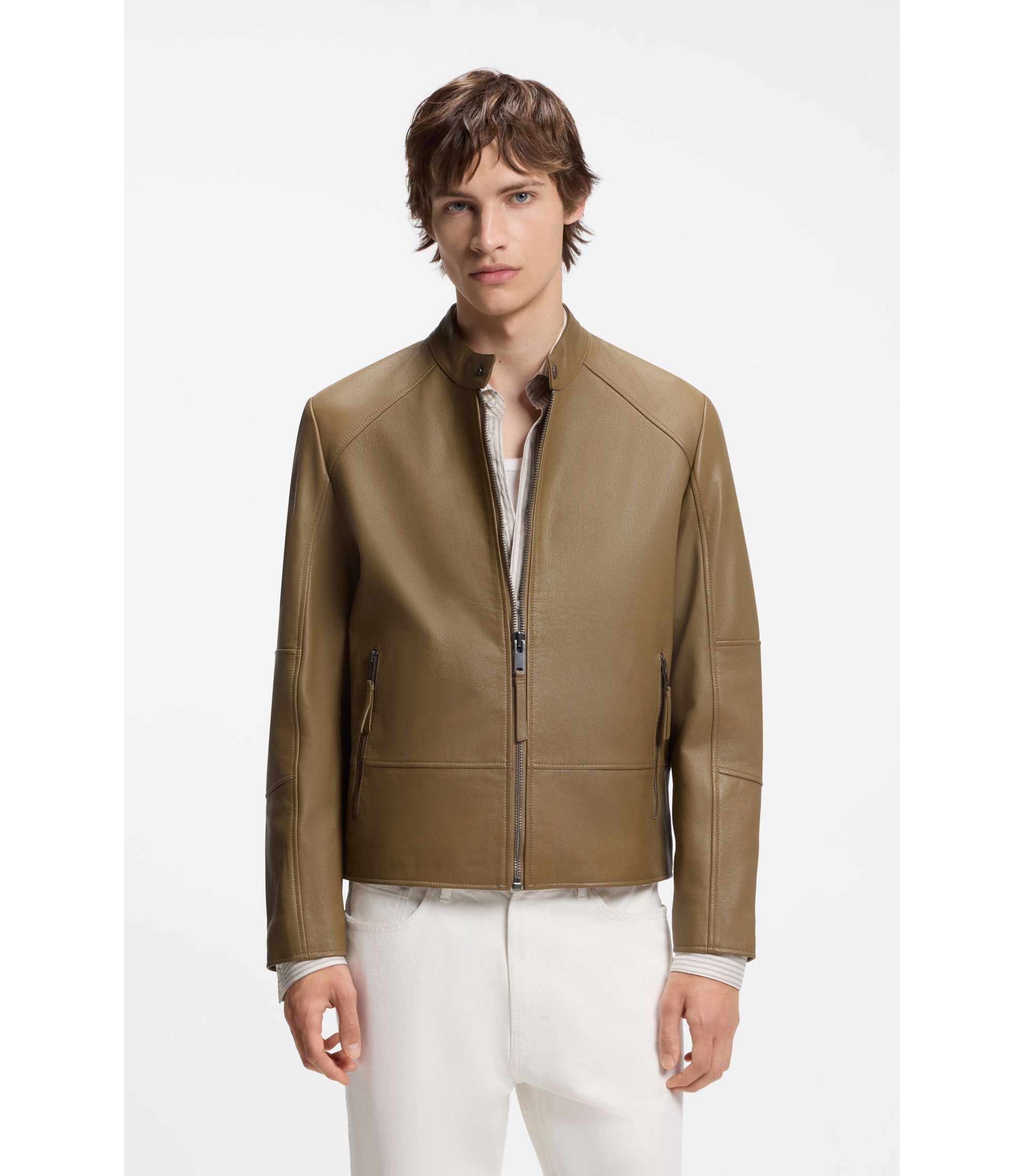 メンズレザージャケット | HUGO BOSS