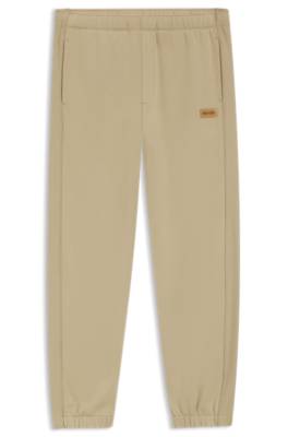Hugo Cotton-terry tracksuit bottoms with logo badge mjukisbyxor herr – bild 4