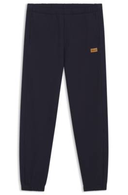 Hugo Cotton-terry tracksuit bottoms with logo badge mjukisbyxor herr – bild 4