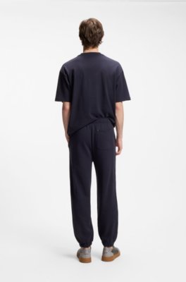 Hugo Cotton-terry tracksuit bottoms with logo badge mjukisbyxor herr – bild 3