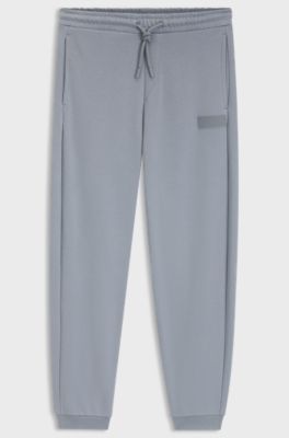 Relaxed-fit trousers in innovative French Terry, Grey