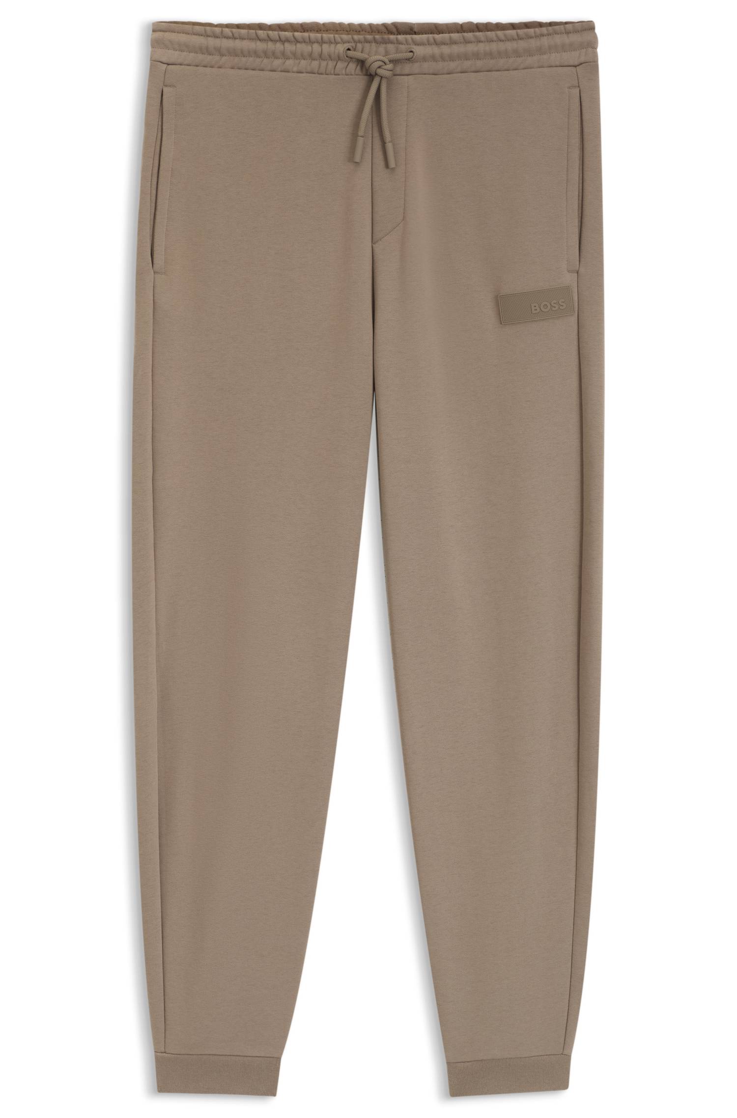 Boss Relaxed-fit trousers in innovative French Terry byxor herr – bild 4