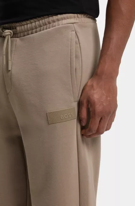 Relaxed-fit trousers in innovative French Terry