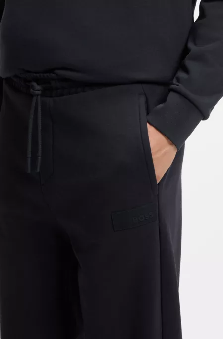 Relaxed-fit trousers in innovative French Terry