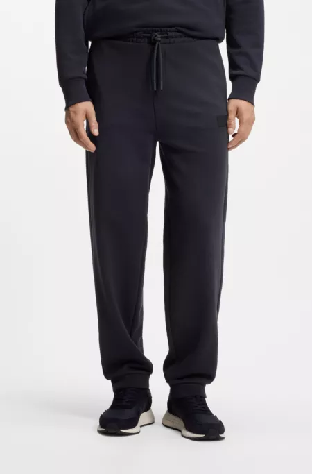 Relaxed-fit trousers in innovative French Terry