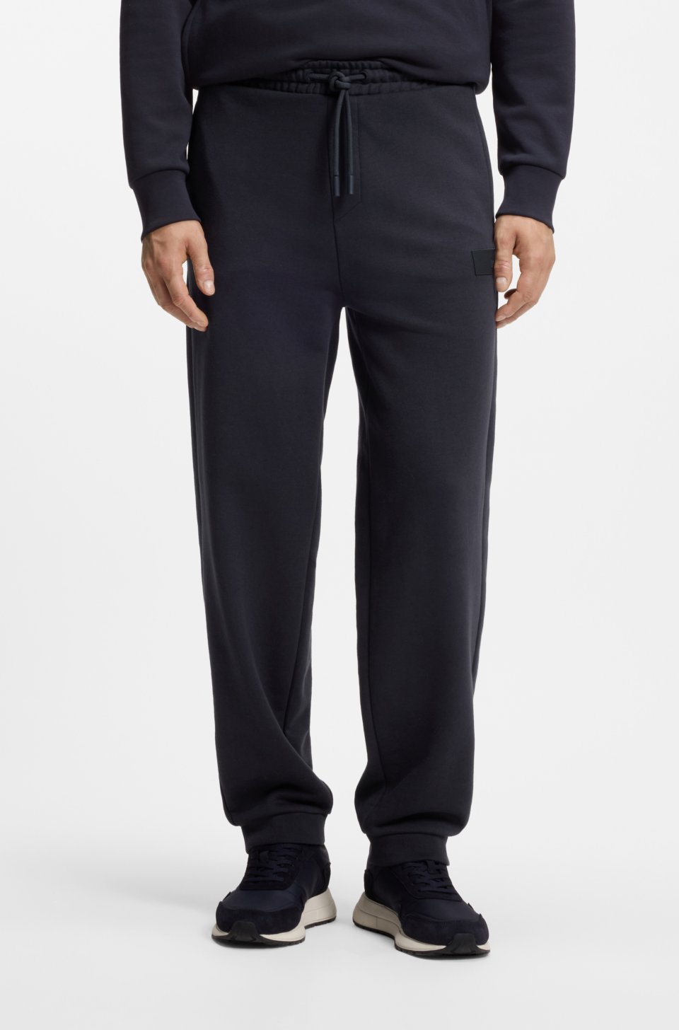 Relaxed-fit trousers in innovative French Terry