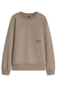 Relaxed-fit sweatshirt in French Terry fabric, Light Brown