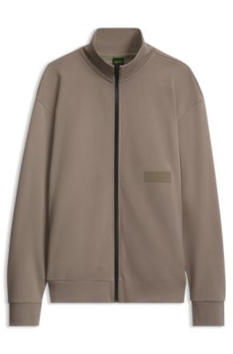 Relaxed-Fit Sweatshirt aus Premium French Terry, Hellbraun
