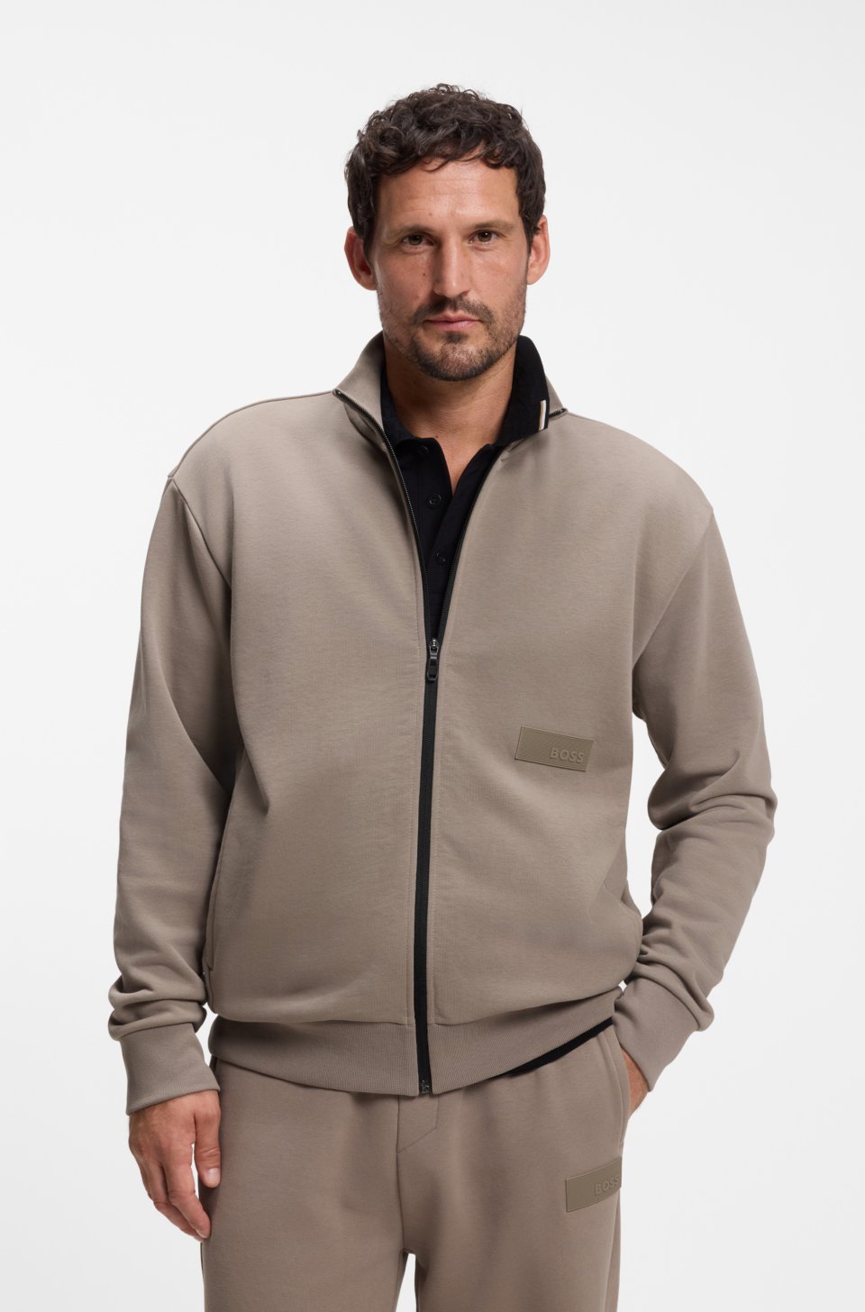 Relaxed-fit sweatshirt in premium French Terry