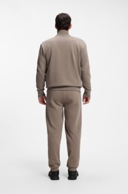 Relaxed-fit sweatshirt in premium French Terry, Light Brown