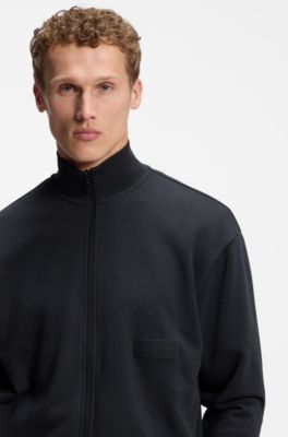 Relaxed-fit sweatshirt in premium French Terry, Dark Blue