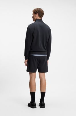 Relaxed-fit sweatshirt in premium French Terry, Dark Blue