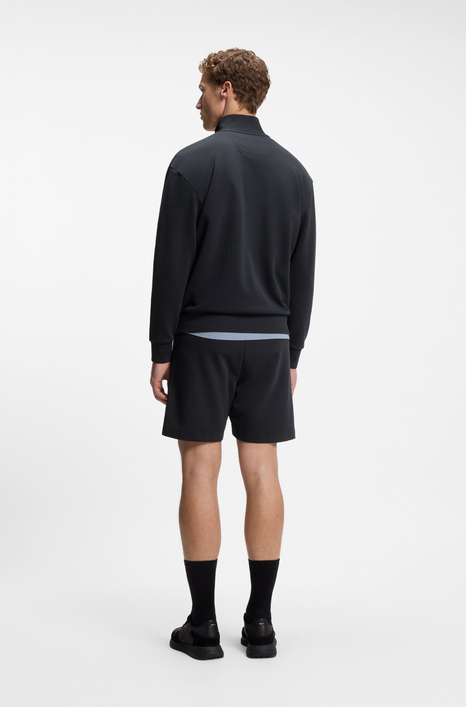 Boss Relaxed-fit sweatshirt in premium French Terry herr – bild 3