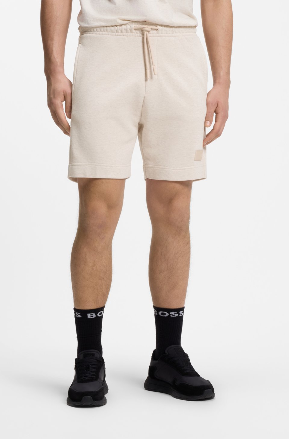 Relaxed-fit shorts in cotton French Terry