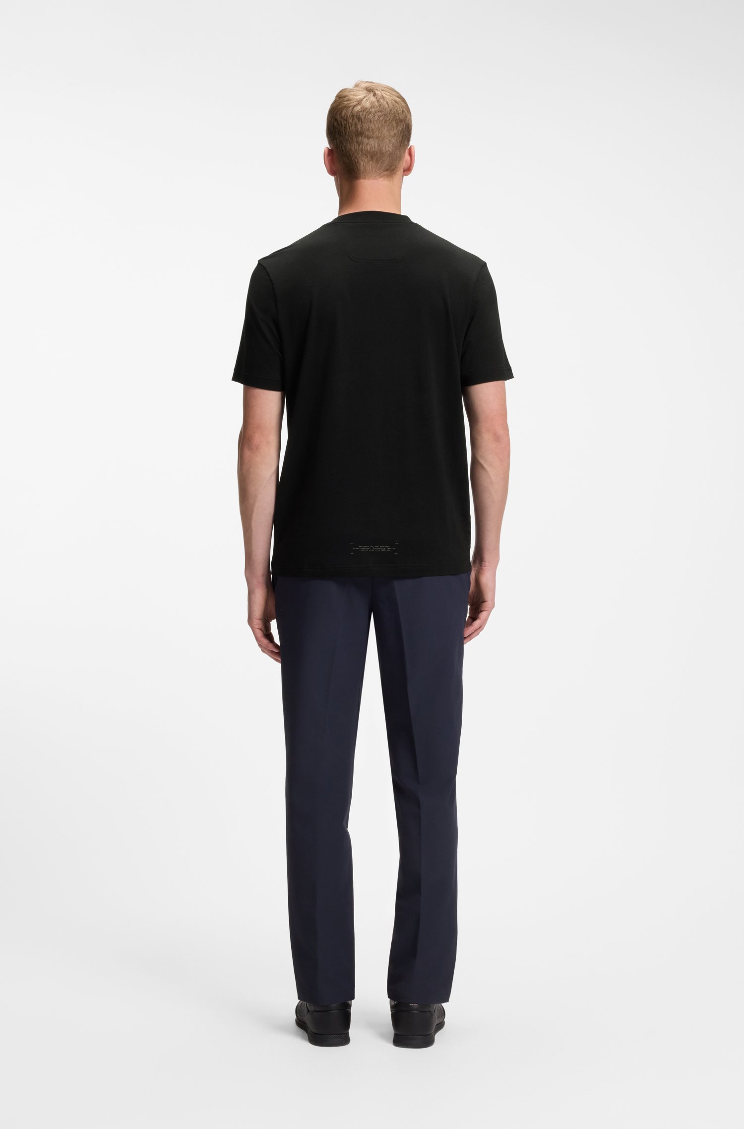 Boss Relaxed-fit T-shirt in a stretch-cotton blend herr – bild 3
