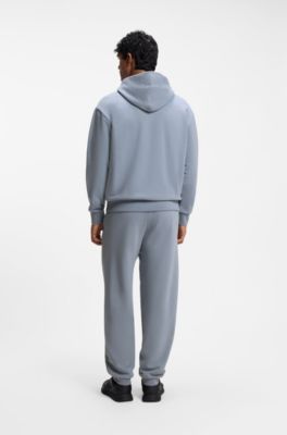 Felpa relaxed fit in french terry elegante, Grigio