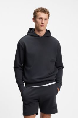 Relaxed-fit sweatshirt in luxurious French Terry, Dark Blue