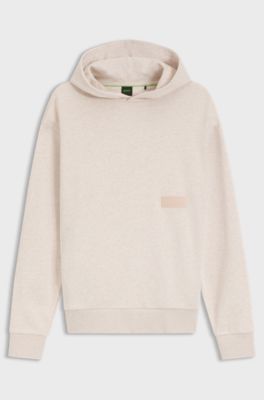 Felpa relaxed fit in french terry elegante, Rosa chiaro