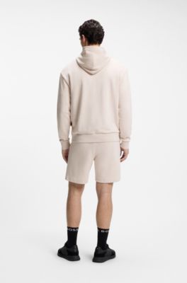 Felpa relaxed fit in french terry elegante, Rosa chiaro