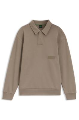 Boss Relaxed-fit polo sweatshirt in French Terry herr – bild 4