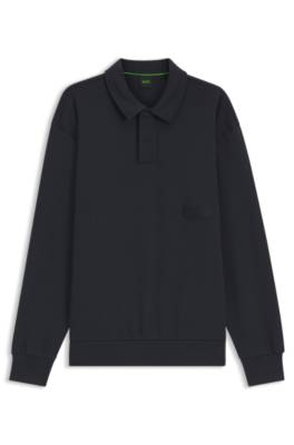 Boss Relaxed-fit polo sweatshirt in French Terry herr – bild 4