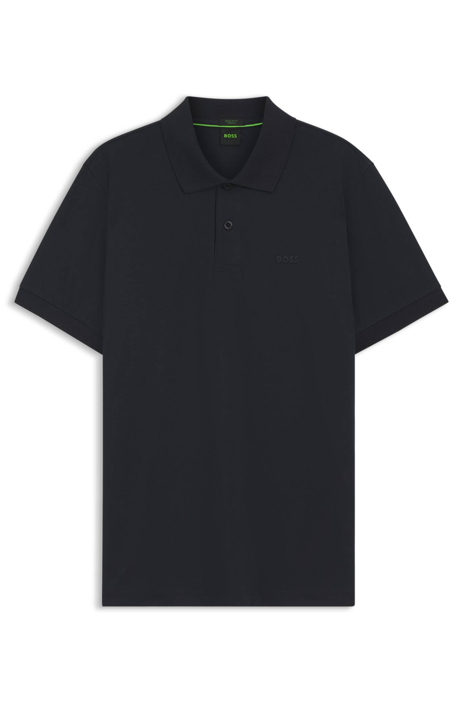Boss Regular-fit polo with embroidered logo pikéer herr – bild 4