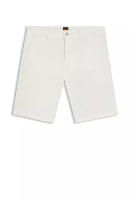 Short chino Slim en coton stretch