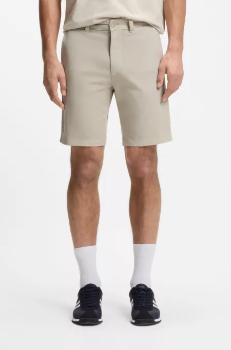 Short chino Slim en coton stretch