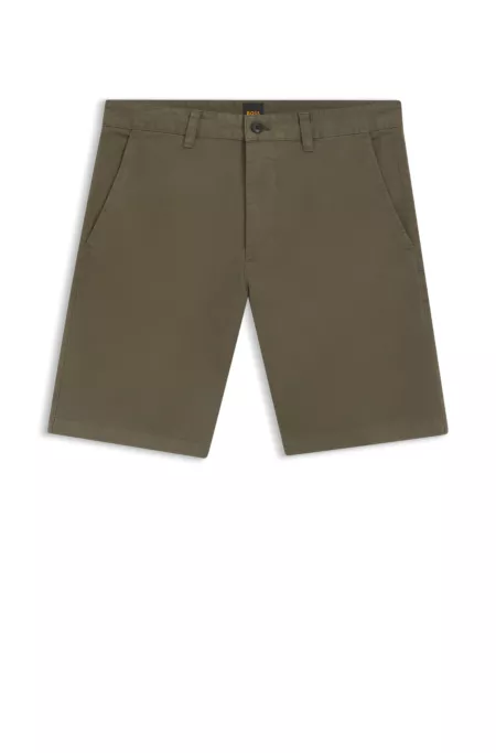 Short chino Slim en coton stretch