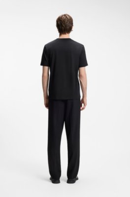 Hugo Cotton-jersey T-shirt with animal artwork herr – bild 3