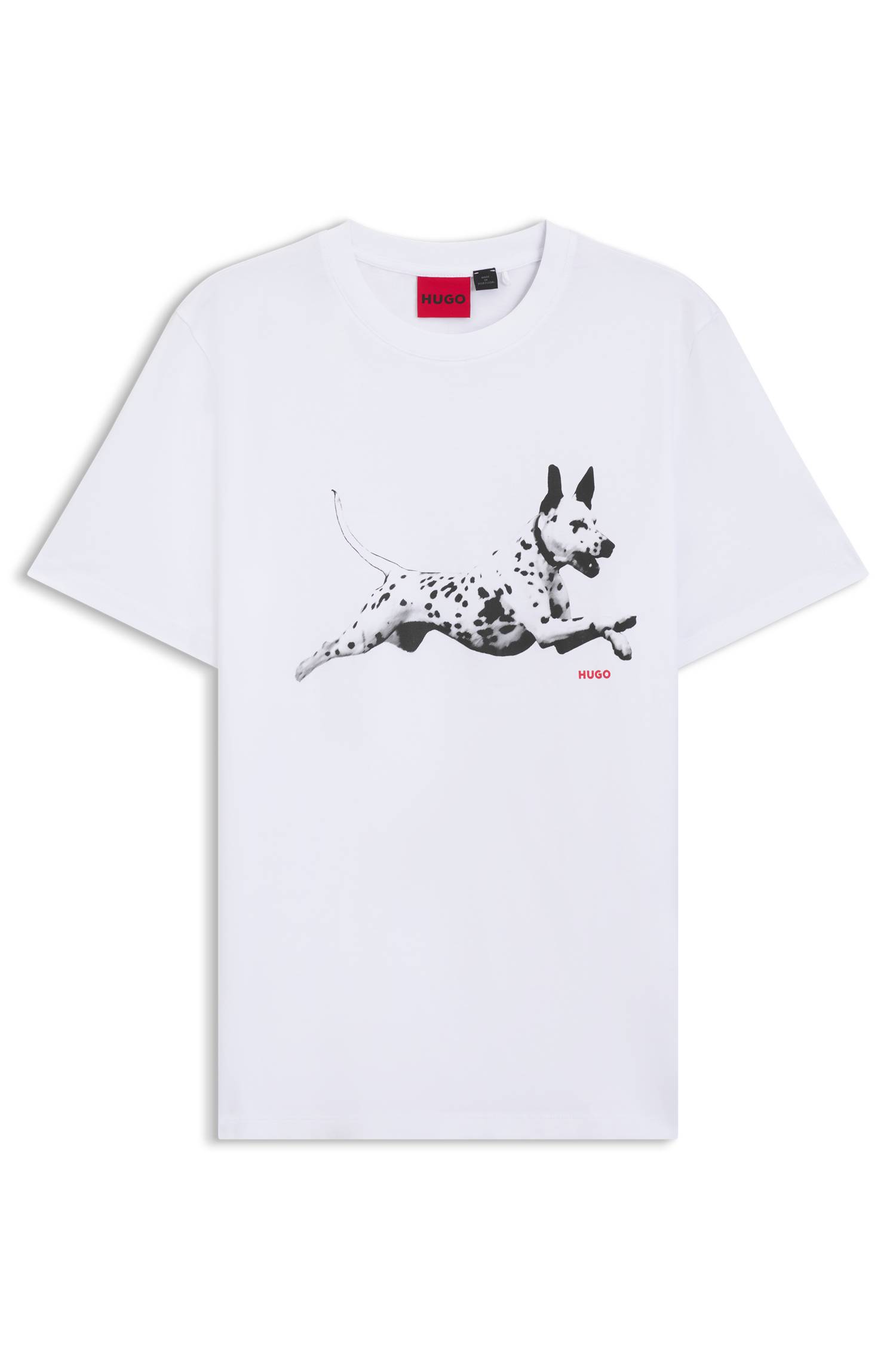 Hugo T-shirt 'Dirunn' röd / svart herr – bild 5