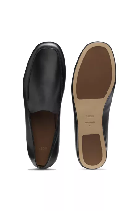 Portuguese-made loafers in smooth leather
