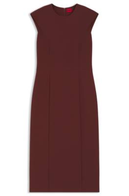 Hugo Slim-fit dress with cap sleeves festklänningar dam – bild 4