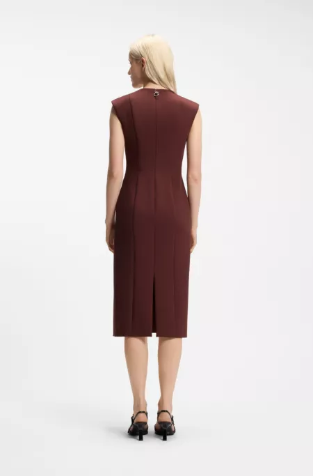 Robe Slim à mancherons