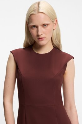 Hugo Slim-fit dress with cap sleeves festklänningar dam – bild 3
