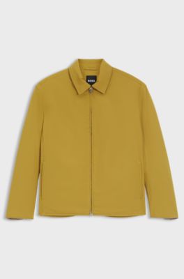 Regular-fit jacket with water-repellent finish, Gold