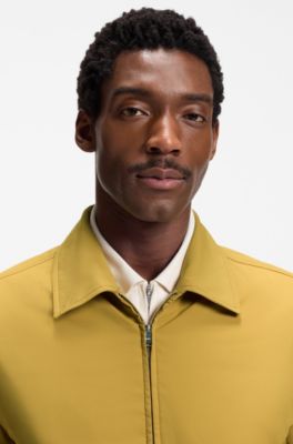 Regular-fit jacket with water-repellent finish, Gold