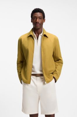 Regular-fit jacket with water-repellent finish, Gold