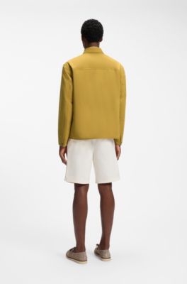 Regular-fit jacket with water-repellent finish, Gold