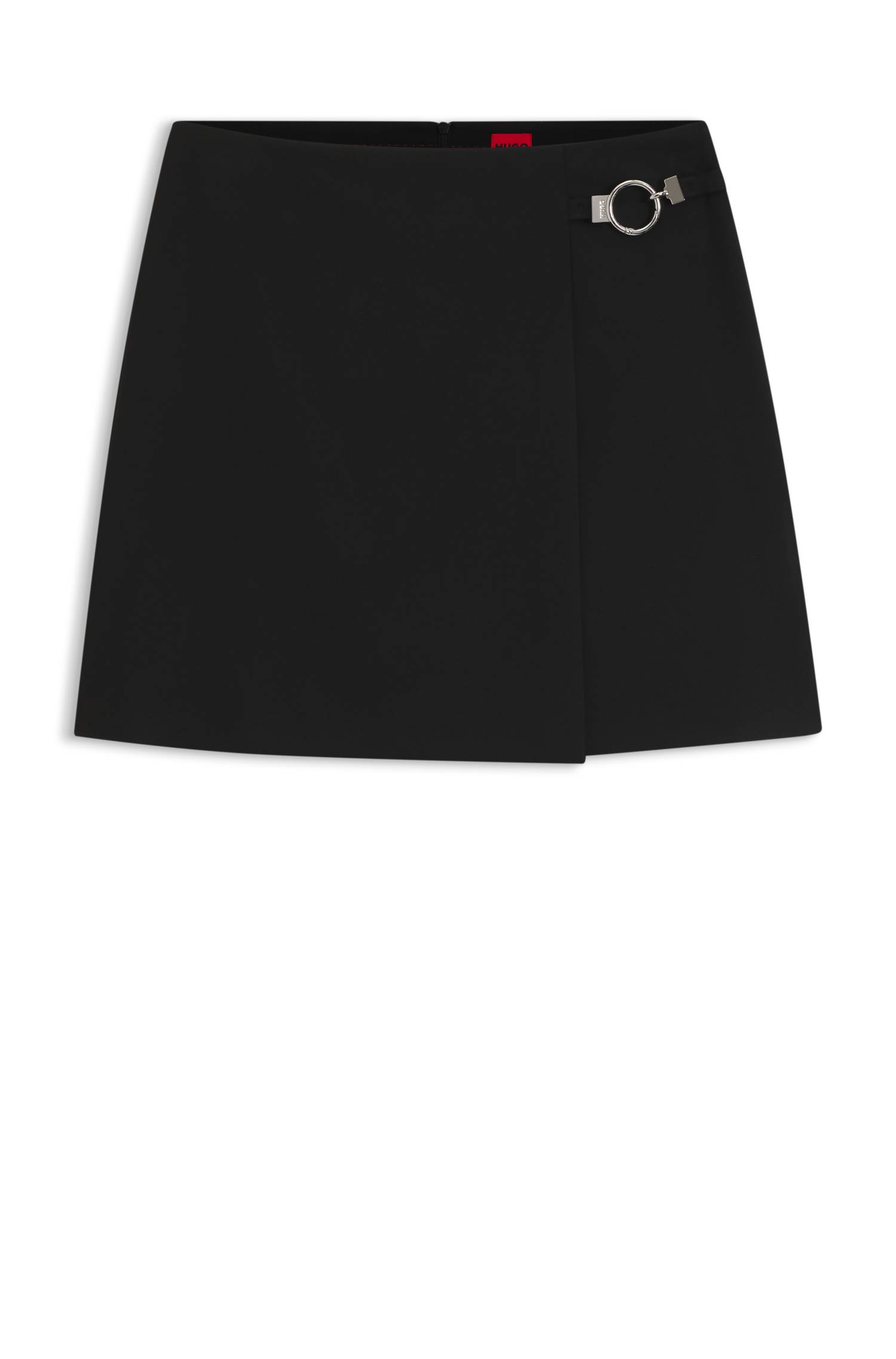 Hugo Wrap mini skirt with metal carabiner kjolar dam – bild 4