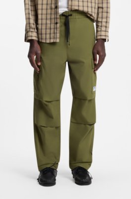 Relaxed-fit cargo trousers in cotton ripstop