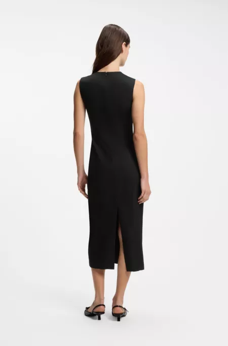 Robe mi-longue à mousqueton en métal