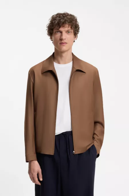 BOSS BY BECKHAM jacket in virgin wool