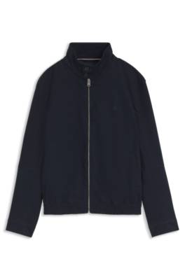 Water-repellent jacket in mercerised stretch cotton 4